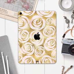 image-Karamfila Watercolor & Gold V1 - Full Body Skin Decal for the Apple