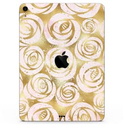 image-Karamfila Watercolor & Gold V1 - Full Body Skin Decal for the Apple