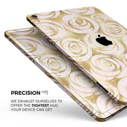 image-Karamfila Watercolor & Gold V1 - Full Body Skin Decal for the Apple