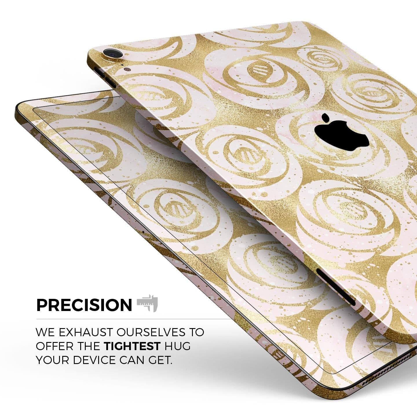image-Karamfila Watercolor & Gold V1 - Full Body Skin Decal for the Apple
