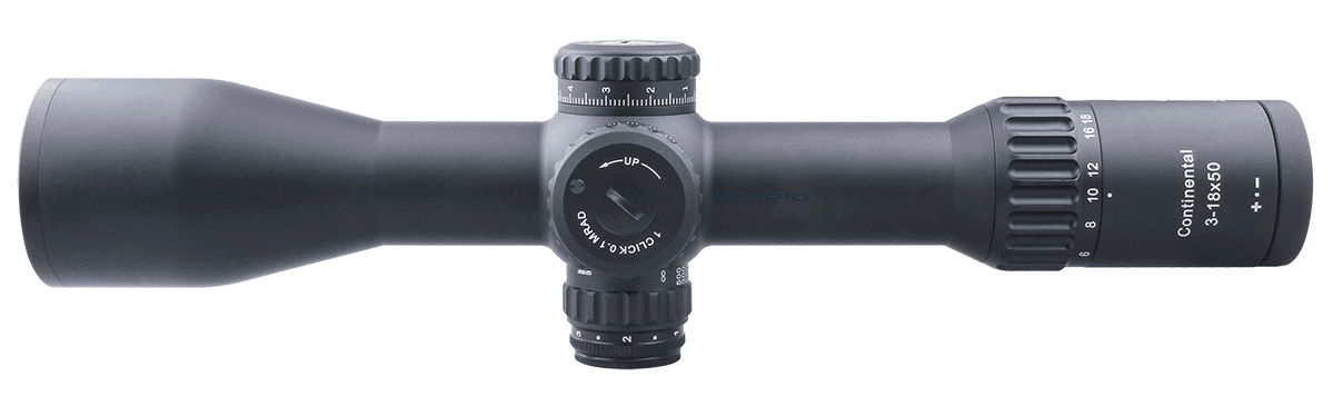 image-Vector Optics Continental 3-18x50 HD FFP Hunting Riflescope 1/10 MIL