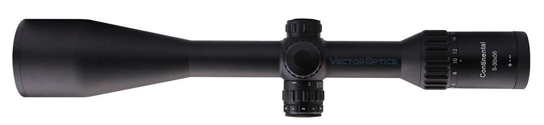 image-Vector Optics Continental HD 5-30x56 Hunting Riflescope 1/4 MOA Fit