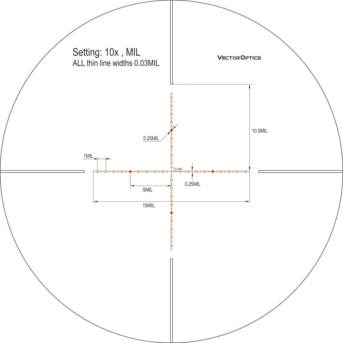 image-Vector Optics Continental HD 5-30x56 Hunting Riflescope 1/4 MOA Fit