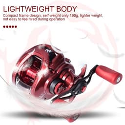 image-Fishing Reels 103H/103HL 7+1BB Gear Ratio 7.1:1 Max Drag 5kg Reel