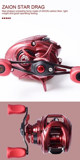 image-Fishing Reels 103H/103HL 7+1BB Gear Ratio 7.1:1 Max Drag 5kg Reel