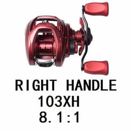 image-Fishing Reels 103H/103HL 7+1BB Gear Ratio 7.1:1 Max Drag 5kg Reel