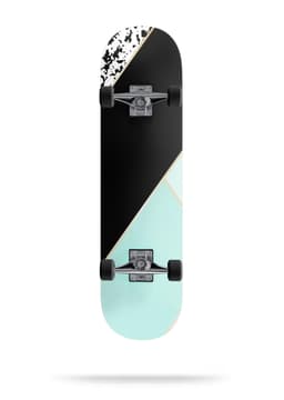 image-Minimalistic Mint and Gold Striped V1 - Full Body Skin Decal Wrap Kit