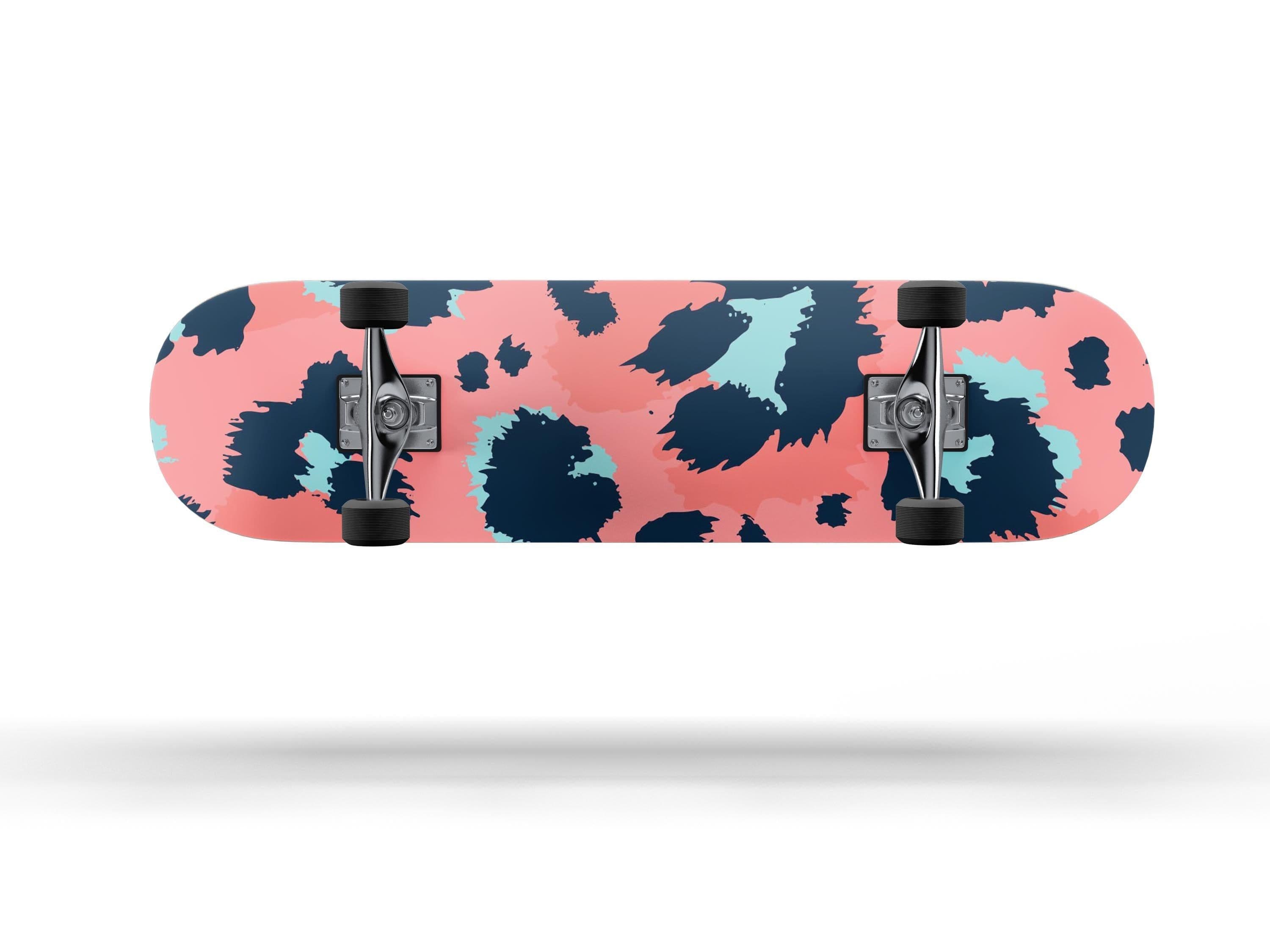 image-Leopard Coral and Teal V23 - Full Body Skin Decal Wrap Kit for