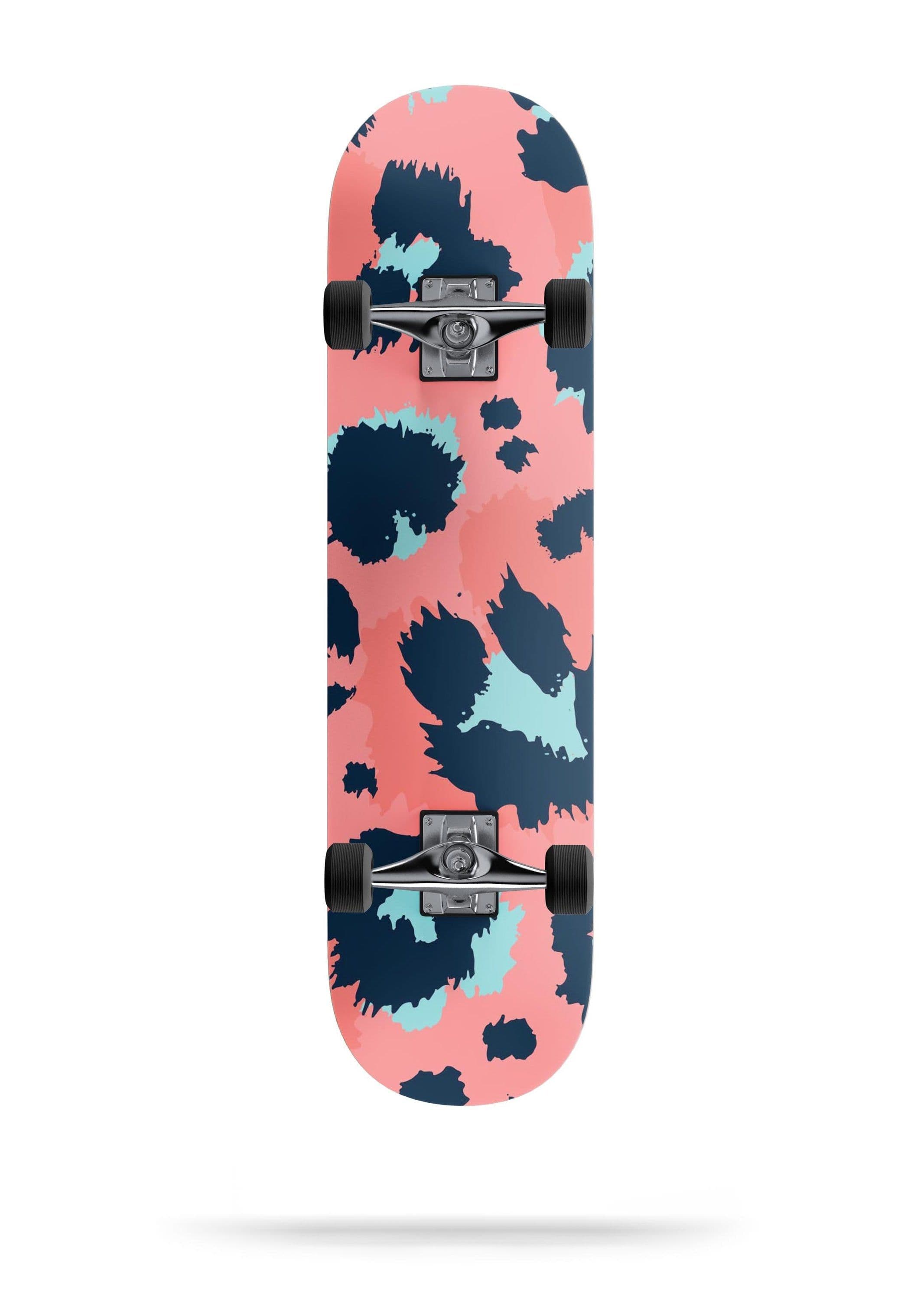 image-Leopard Coral and Teal V23 - Full Body Skin Decal Wrap Kit for
