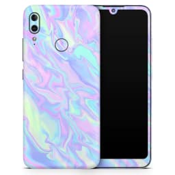 image-Iridescent Dahlia v1 - Full Body Skin Decal Wrap Kit for Skateboard