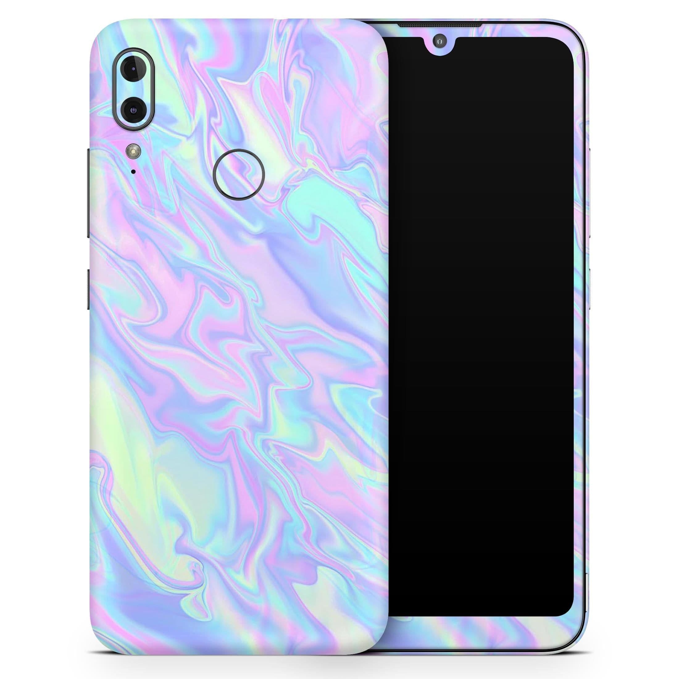 image-Iridescent Dahlia v1 - Full Body Skin Decal Wrap Kit for Skateboard