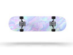 image-Iridescent Dahlia v1 - Full Body Skin Decal Wrap Kit for Skateboard