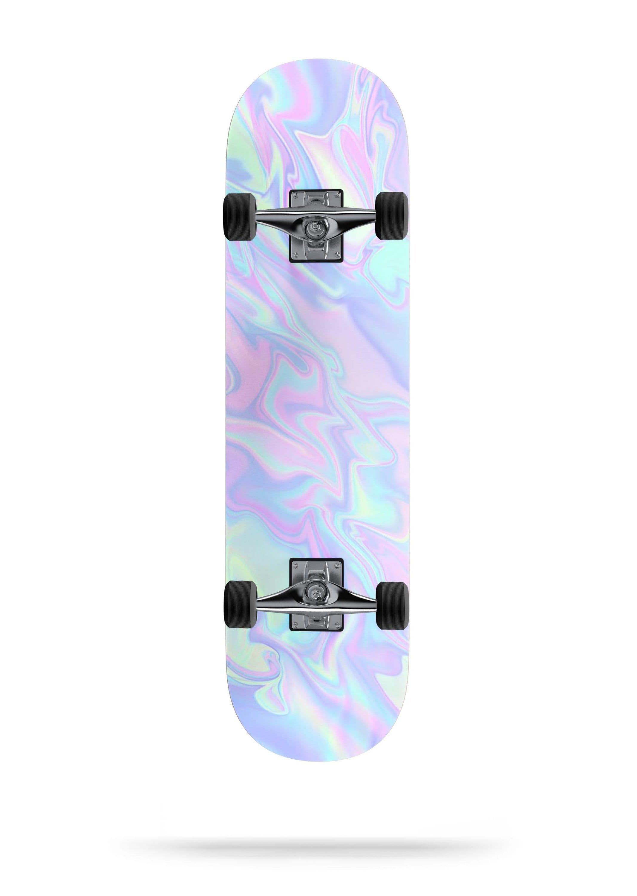 image-Iridescent Dahlia v1 - Full Body Skin Decal Wrap Kit for Skateboard