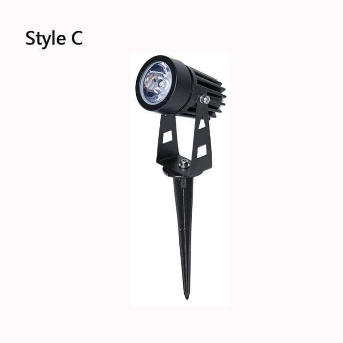 image-1W 3W LED Garden Lighting Outdoor Spike Lawn Lamp Waterproof Lighting Led Light Garden Path Spotlights AC110V 220V DC12V