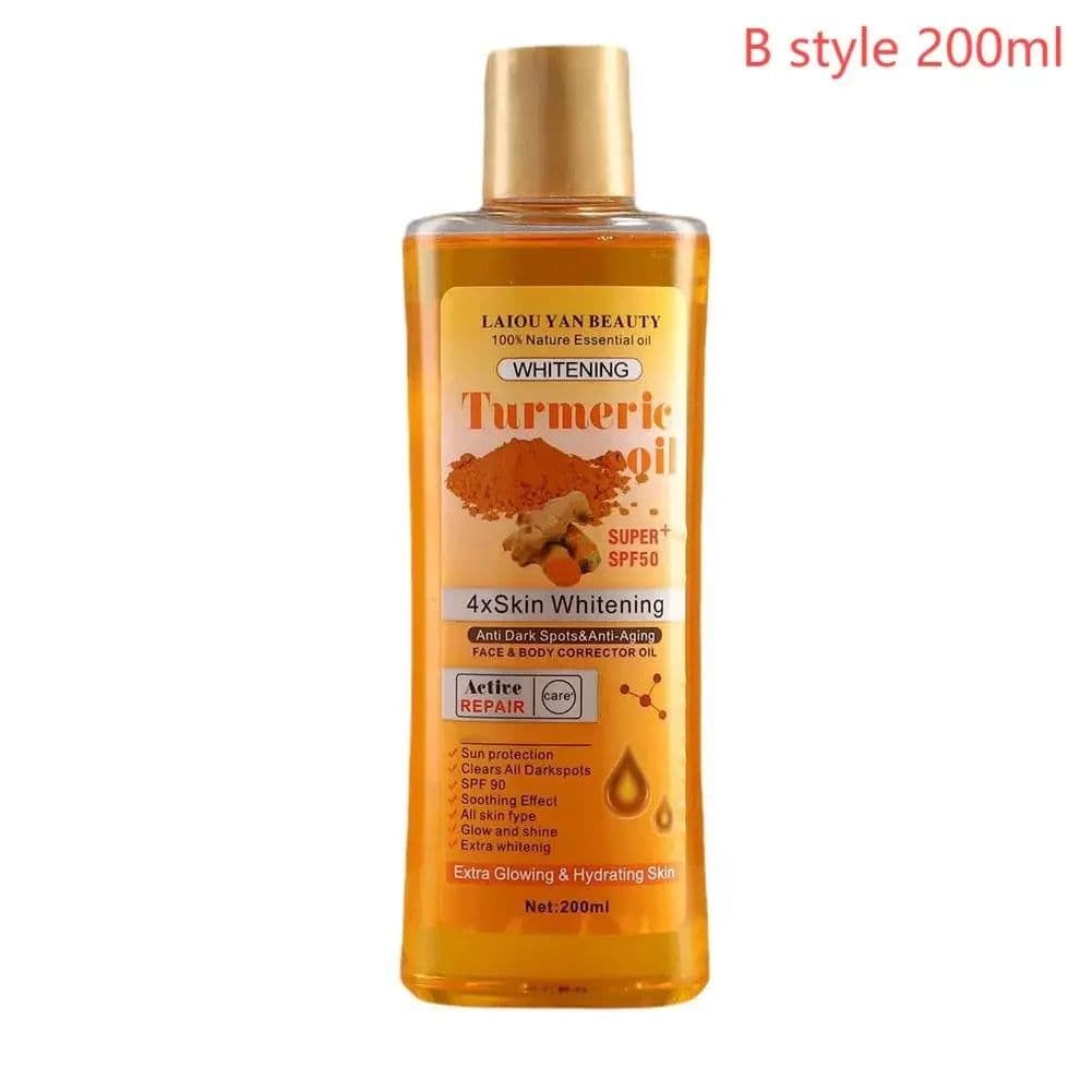 image-Turmeric Essential Oil Facial Body Massage oil Moisturizing Diffuser Aromatherapy Brightening Smoothing Body Face Skin Care 200m