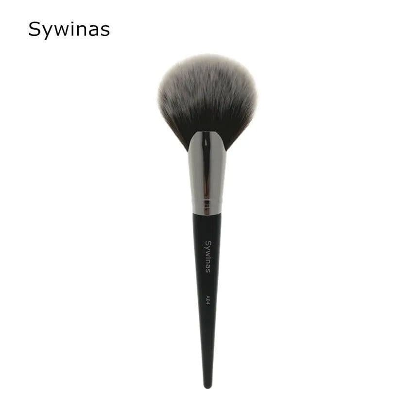 image-Sywinas Fan Brush Highlighter Soft Face Beauty Painting Powder Foundation Blush bronzer Blending Makeup Brushes