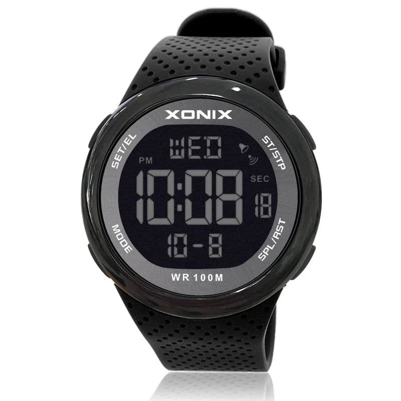 image-GOLDEN Sports Classics Men Relogio Masculino LED Digital Diving Swimming Reloj Hombre Acrylic Mirror Sumergible Wristwatch NY