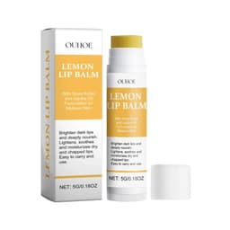 image-Lemon Ginger Lip Balm Turmeric Dark Melanin Remove Mask Gloss Oil Exfoliating Clean Improve Dullness Moisturizer Lip Balm Care