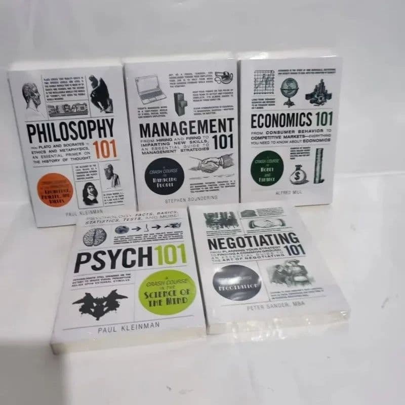 image-5 Books Set 101 Series Book for Philosophy, Management,Economics,Negotiating,PSYCH Books Paperback in English Books