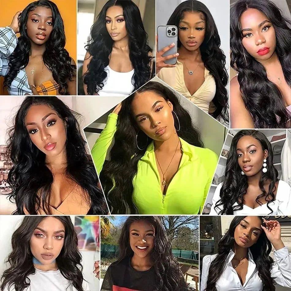 image-Body Wave human hair wigs With Bangs Full Machine Made Wig Cheap Brazilian Hair Wigs Short Bob 3x1 HD Lace Wigs for Women Choice