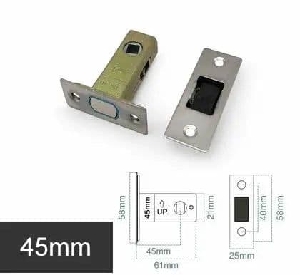 image-Magnetic mute magnetic lock Silent lock body Bathroom door magnetic lock core Eccentric lock Margin 22mm 25mm 30mm 35mm 40mm 50