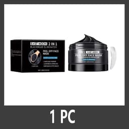 image-Bamboo Charcoal Blackhead Remover Mask Purifying Shrink Pore Deep Cleansing Oil Control Exfoliator Peel Mud Mask Skin Care