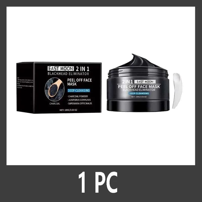 image-Bamboo Charcoal Blackhead Remover Mask Purifying Shrink Pore Deep Cleansing Oil Control Exfoliator Peel Mud Mask Skin Care