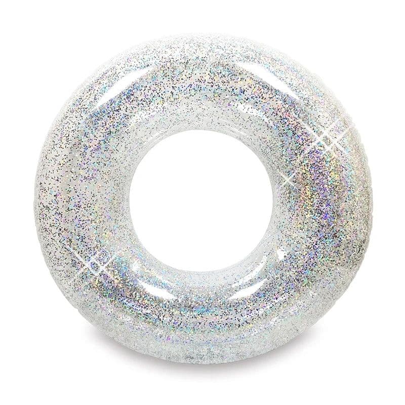 image-Summer Inflatable Ring Donut Inflatable Water Floating Ring Water Floating Mat Adult Children And Teenagers Water Play Supplies