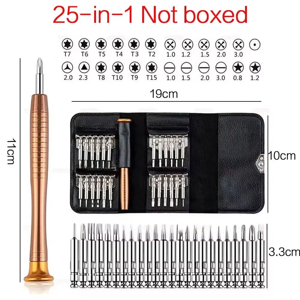 image-Precision Screwdriver Set, Laptop Tool Kit, 152/25 in 1 Professional Computer Screwdriver Repair Kit T5 T6 Torx Screwdriver