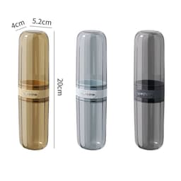 image-Portable Toothpaste Toothbrush Protect Holder Case Travel Camping Storage Box Protect Toothbrush Toothpaste from Dirt and Damage