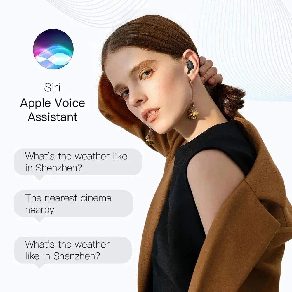 image-E6S Wireless Bluetooth Earphones TWS Bluetooth Headset Wireless Earbuds Noise Cancelling Earphones with Microphone Headphones