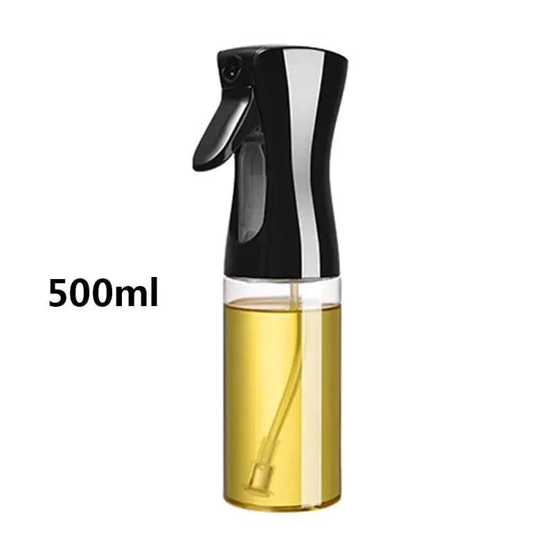 image-200/300/500ml Oil Spray Bottle BBQ Cooking Olive Oil Sprayer Plastic Baking Oil Spray Empty Bottle Vinegar Bottle Or Oil brush