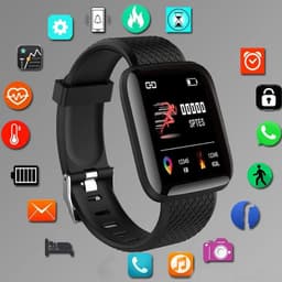 image-Smartwatch Men Women Wristwatches Smart Watch Message Fitness Monitor Bracelet Birthday Gift Electronic Clock For Android IOS