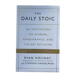 image-The Daily Stoic by Ryan Holiday 366 Meditations on Wisdom Perseverance and the Art of Living Book Libros