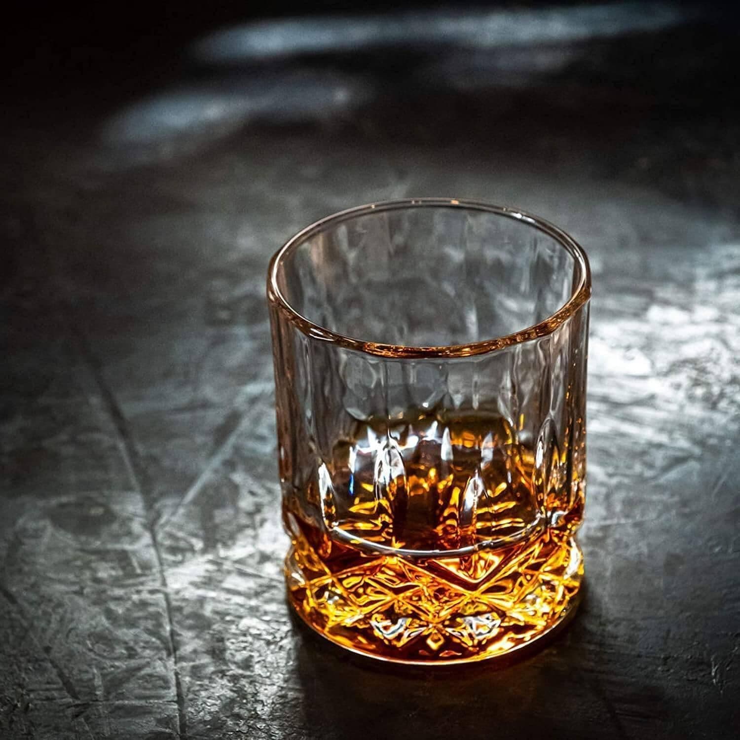 image-Whiskey Chilling Stones Gift Set With 2 Signature Crystal Glasses