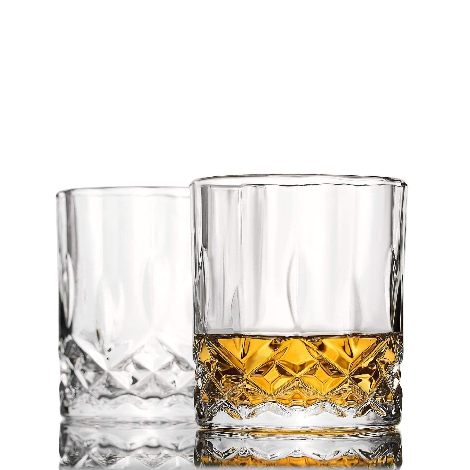 image-Whiskey Chilling Stones Gift Set With 2 Signature Crystal Glasses