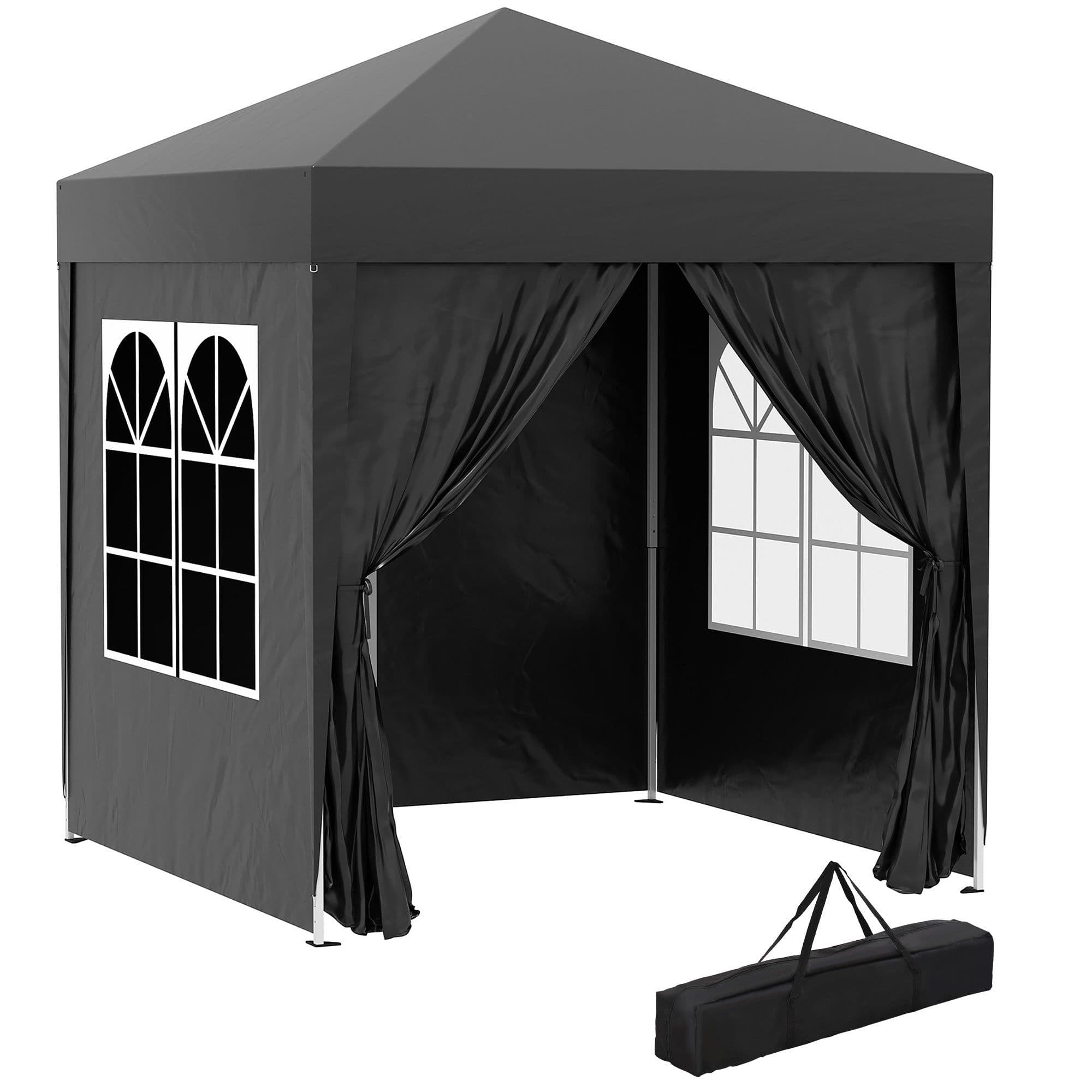 image-2x2m Garden Pop Up Gazebo Marquee Party Tent Wedding Awning Canopy