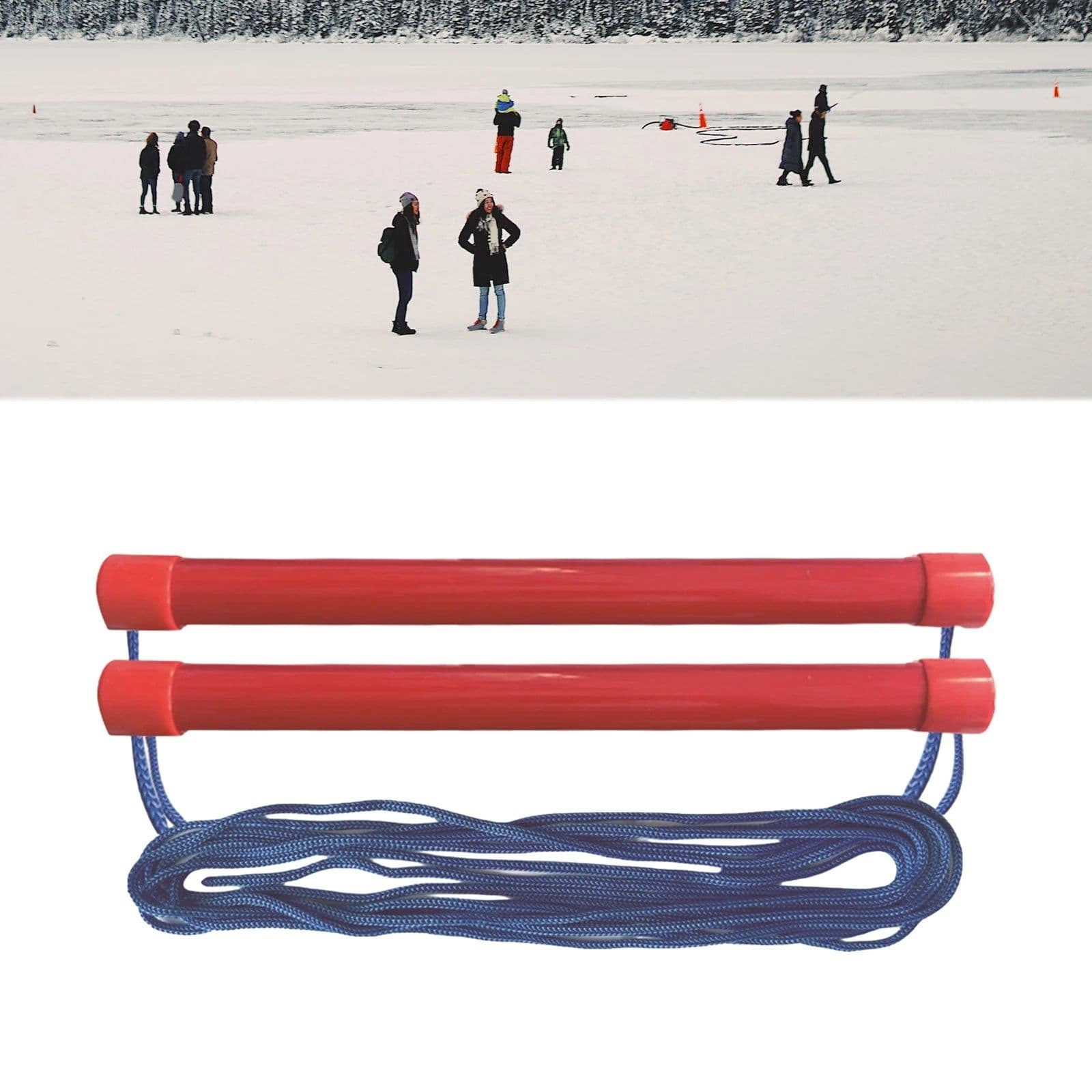 image-Kids Ski Training Belt Children Ski Harness Safety Traction for Skating Beginners Sports Accessories Snowboarding Strap 2 in 1