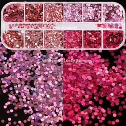image-12 Colors Nails Abalone Shell Fragments Texture Natural Sea Shell 3d Glitter Nail Art Decoration Powder Sequins Beauty Tools