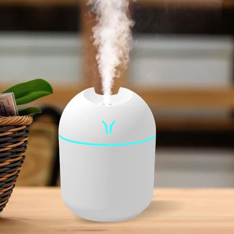 image-250ML USB Mini Air Humidifier Aroma Essential Oil Diffuser For Home Car Ultrasonic Mute Mist Maker Diffuser with LED Color Lamp