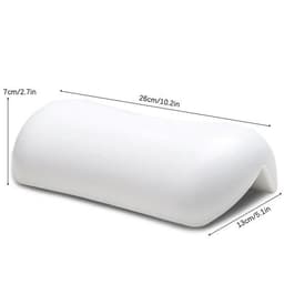image-SPA Bath Pillow Non-slip Bathtub Headrest Soft Waterproof Bath Pillows with Suction Cups Easy To Clean Bathroom Accessories