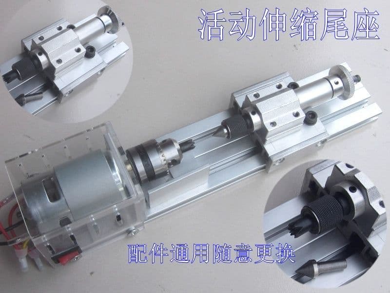 image-100W cnc Mini Lathe Machine Tool torno DIY Woodworking Wood lathe Milling machine Grinding Polishing Beads Drill Rotary Tool Set