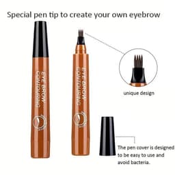 image-4 Point Eyebrow Pencil Maquillajes Para Mujer Waterproof Liquid Eyebrow Pen Makeup Long Lasting Cosmetic Microblade Brow Pencil