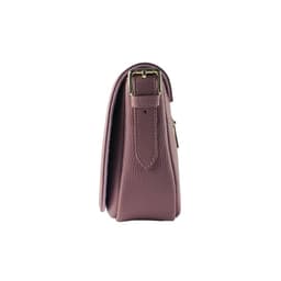 image-RB1002AZ | Borsa a Tracolla in Vera Pelle Made in Italy con Tracolla removibile in pelle e attacchi con fibbie in metallo Oro Lucido - Colore Rosa Antico - Dimensioni: cm 26 x 20 x 10