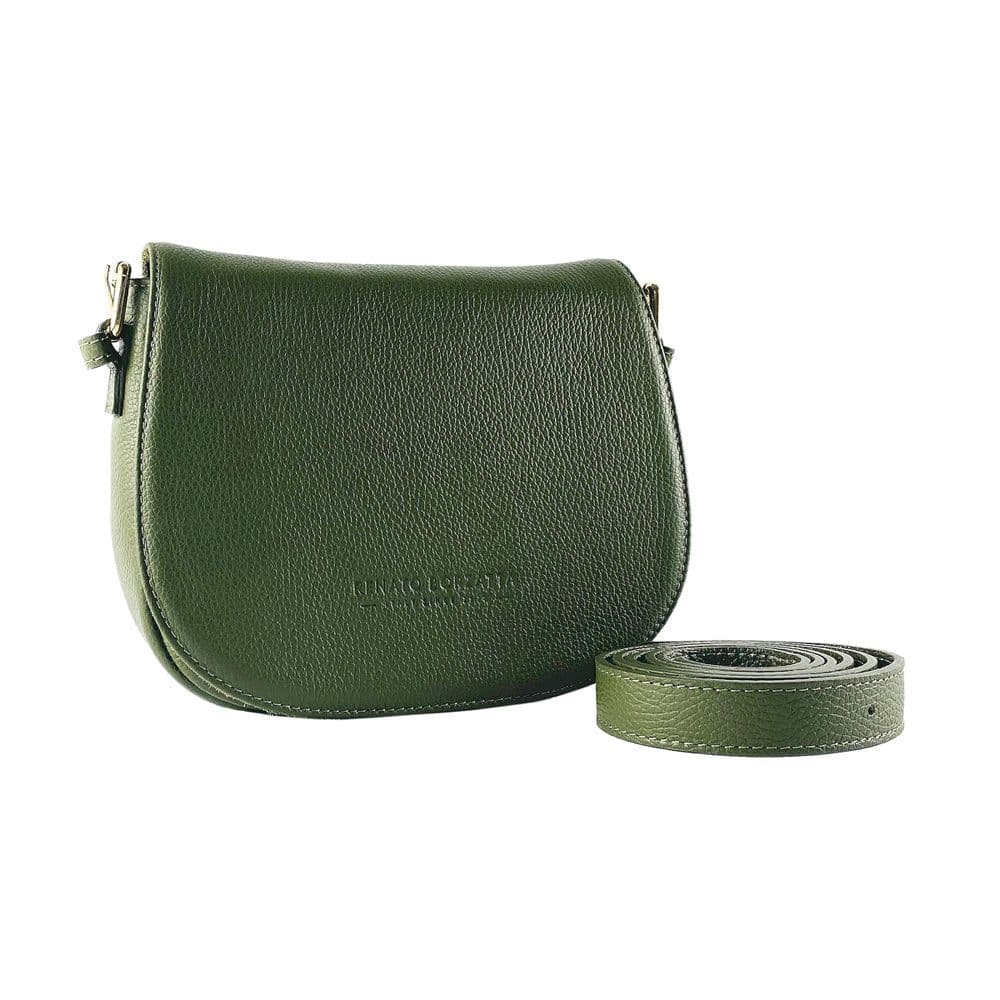 image-RB1002E | Woman bag in genuine leather with shoulder strap | 26 x 20 x 10 cm