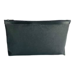 image-RB1024A | Women's handbag in genuine leather Made in Italy with removable shoulder strap. Large internal removable bag. Polished gunmetal accessories - Black color - Dimensions: 48x31x11 cm
