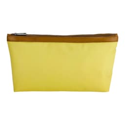 image-RB1024S | Women's handbag in genuine leather Made in Italy with removable shoulder strap. Large internal removable bag. Accessories Polished Gunmetal - Cognac color - Dimensions: 48x31x11 cm