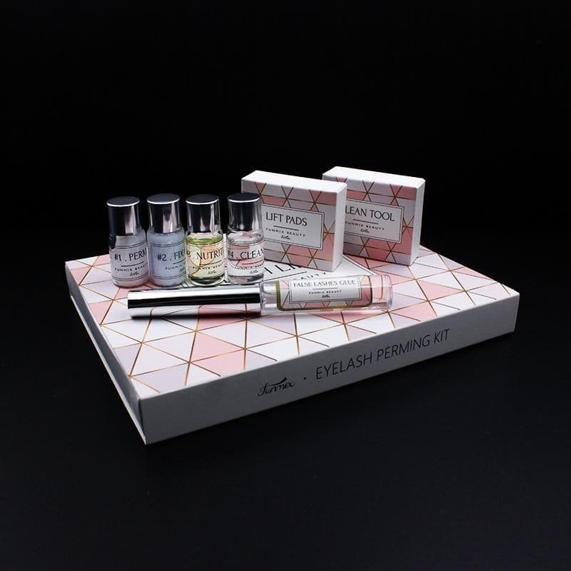 image-Funmix DIY Lashes Lifting Kits With Rods Glue Eye Lashes Eyelash