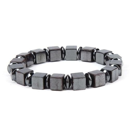 image-Beaded Bracelet New unique charm jewelry tiger head skull beads men's