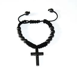 image-Beaded Bracelet New unique charm jewelry tiger head skull beads men's